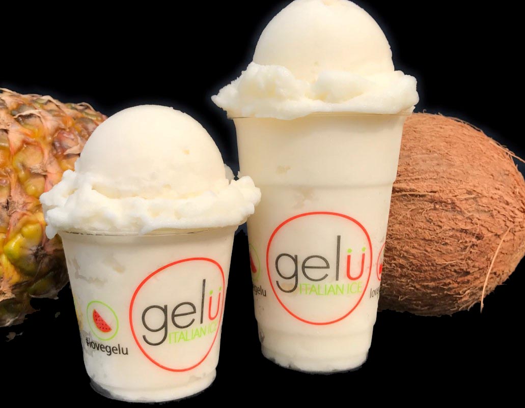 Handcrafted Italian ice with fresh fruit